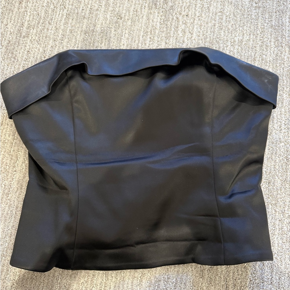 TEN by aritzia Black Strapless tube Top